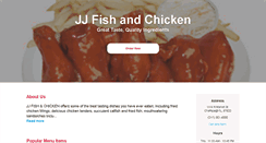 Desktop Screenshot of jjfishandchickenchampaign.com